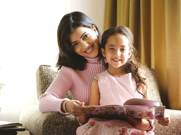 Cultural teaching with a bedtime routine