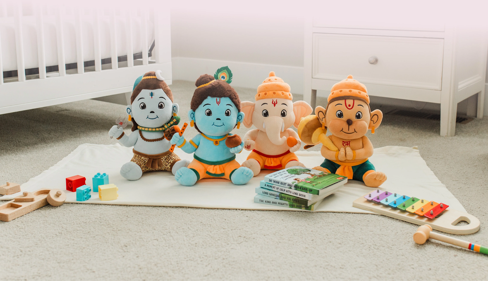 Interactive Learning: Mantra-Singing Plush Toys